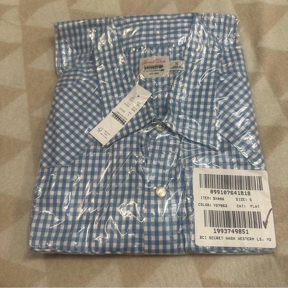 J crew Secret Wash cotton poplin western shirt - Picture 5 of 5